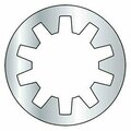 Titan Fasteners Internal Tooth Lock Washer, Steel, Zinc Plated Finish BYC04